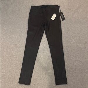 Fade to Blue Elegant Black Skinny Pants